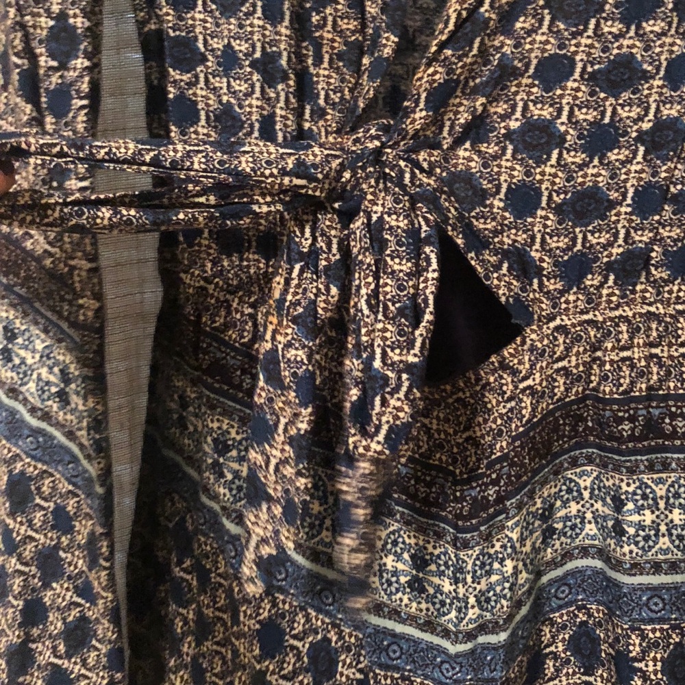 Blue Patterned Romper - Picture 3 of 5
